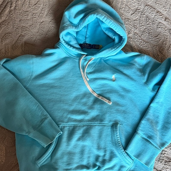 Polo Ralph Lauren Tops - Polo by Ralph Lauren Light Blue Hoodie